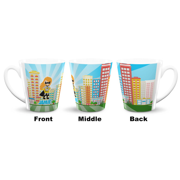 Superhero in the City 12 Oz Latte Mug - Approval