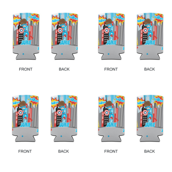 Superhero in the City 12oz Tall Can Sleeve - Set of 4 - APPROVAL