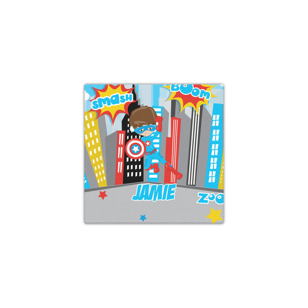 Superhero in the City 12x12 - Canvas Print - Front View