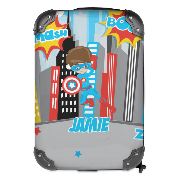 Superhero in the City 13" Hard Shell Backpacks - FRONT