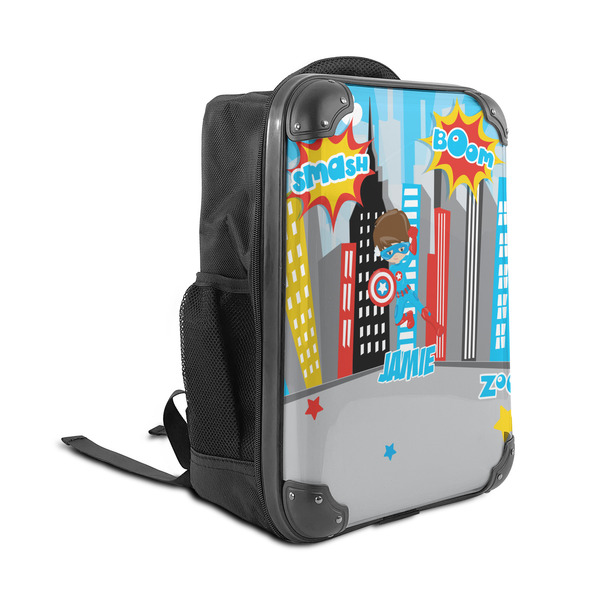 Superhero in the City 15" Backpack - ANGLE VIEW