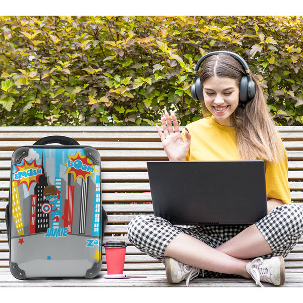 Superhero in the City 15" Backpack - LIFESTYLE