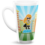 Superhero in the City 16 Oz Latte Mug (Personalized)