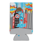 Superhero in the City Can Cooler (Personalized)