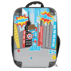 Superhero in the City Hard Shell Backpack (Personalized)