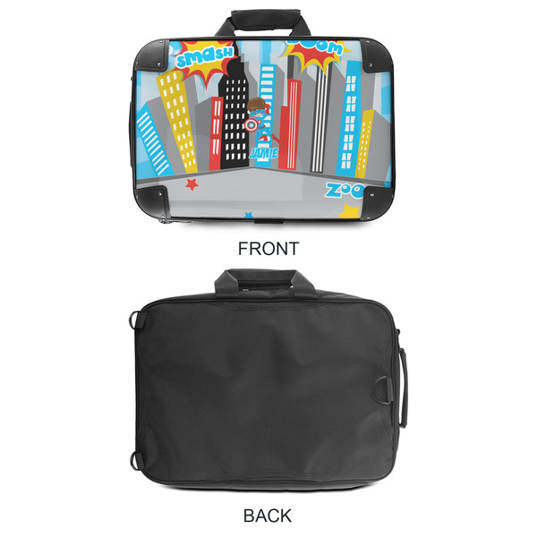 Superhero in the City 18" Laptop Briefcase - APPROVAL