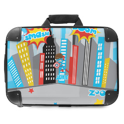 Superhero in the City Hard Shell Briefcase - 18" (Personalized)