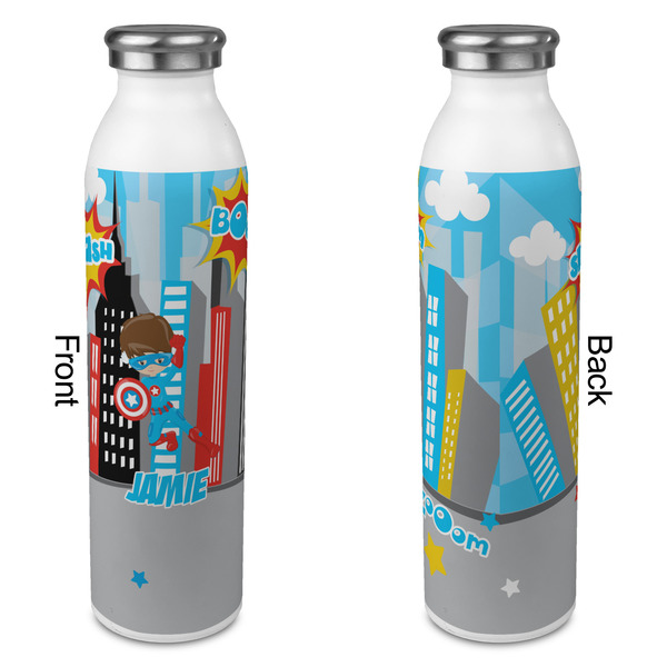 Superhero in the City 20oz Water Bottles - Full Print - Approval