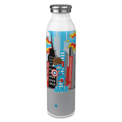 Superhero in the City 20oz Stainless Steel Water Bottle - Full Print (Personalized)