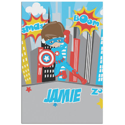 Superhero in the City Poster - Matte - 24x36 (Personalized)