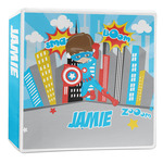 Superhero in the City 3-Ring Binder - 2 inch (Personalized)