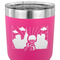 Superhero in the City 30 oz Stainless Steel Ringneck Tumbler - Pink - CLOSE UP