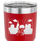 Superhero in the City 30 oz Stainless Steel Ringneck Tumbler - Red - CLOSE UP