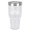 Superhero in the City 30 oz Stainless Steel Ringneck Tumbler - White - Front