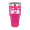 Superhero in the City 30 oz Stainless Steel Ringneck Tumblers - Pink - FRONT