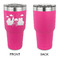 Superhero in the City 30 oz Stainless Steel Ringneck Tumblers - Pink - Single Sided - APPROVAL