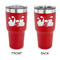 Superhero in the City 30 oz Stainless Steel Ringneck Tumblers - Red - Double Sided - APPROVAL
