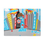 Superhero in the City Area Rug (Personalized)