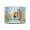 Superhero in the City 8" Drum Lampshade - FRONT (Fabric)
