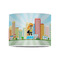 Superhero in the City 8" Drum Lampshade - FRONT (Poly Film)