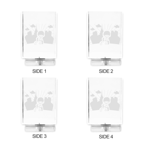 Superhero in the City Acrylic Pencil Holder - APPROVAL