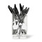 Superhero in the City Acrylic Pencil Holder - FRONT