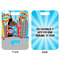 Superhero in the City Aluminum Luggage Tag (Front + Back)