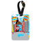 Superhero in the City Aluminum Luggage Tag (Personalized)