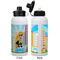 Superhero in the City Aluminum Water Bottle - White APPROVAL