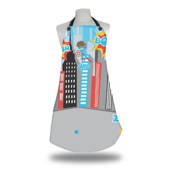 Superhero in the City Apron w/ Name or Text