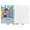 Superhero in the City Baby Blanket (Single Sided - Printed Front, White Back)