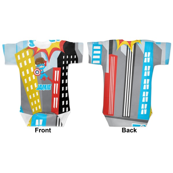 Superhero in the City Baby Bodysuit Approval