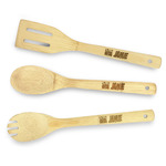 Superhero in the City Bamboo Cooking Utensil Set - Single Sided (Personalized)
