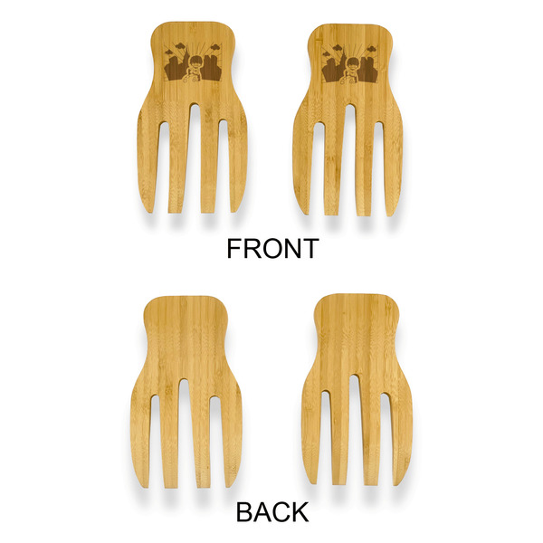 Superhero in the City Bamboo Salad Hands - APPROVAL