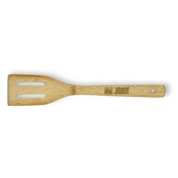 Superhero in the City Bamboo Slotted Spatulas - Double Sided - FRONT
