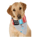 Superhero in the City Dog Bandana Scarf w/ Name or Text