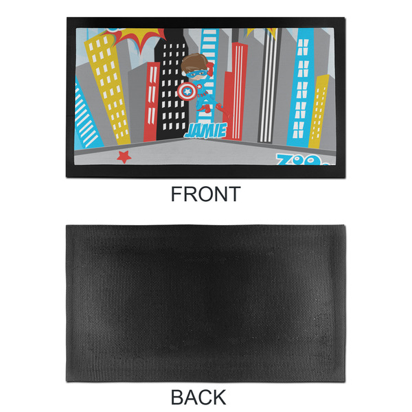 Superhero in the City Bar Mat - Small - APPROVAL