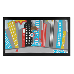 Superhero in the City Bar Mat - Small (Personalized)
