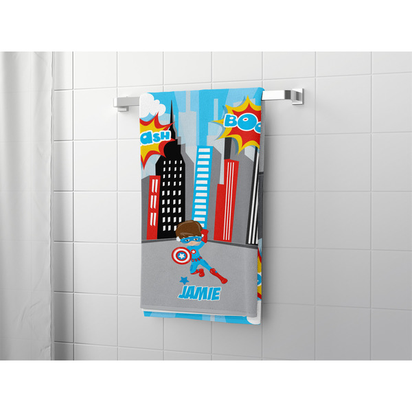 Superhero in the City Bath Towel - LIFESTYLE
