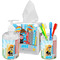 Superhero in the City Acrylic Bathroom Accessories Set w/ Name or Text