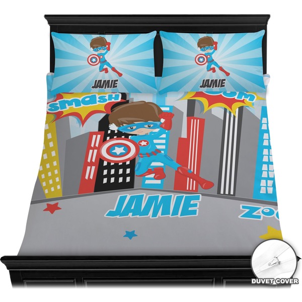 Superhero in the City Bedding Set (Queen) - Duvet