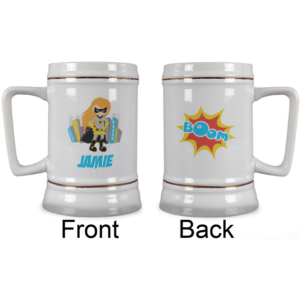 Superhero in the City Beer Stein - Approval