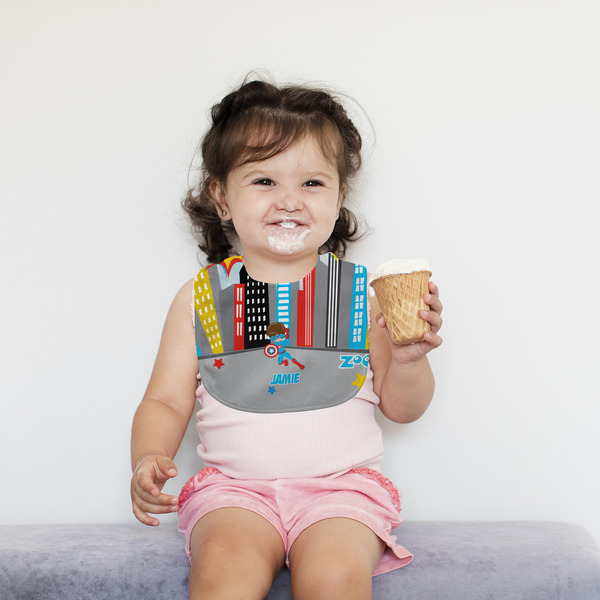 Superhero in the City Bib Lifestyle Girl