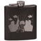 Superhero in the City Black Flask Set
