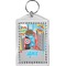 Superhero in the City Bling Keychain (Personalized)