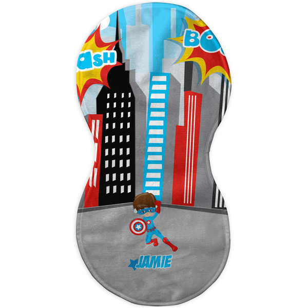 Superhero in the City Burp Peanut Shaped Flat