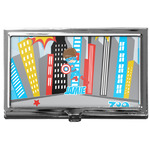 Superhero in the City Business Card Case