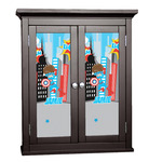 Superhero in the City Cabinet Decal - Custom Size (Personalized)