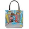 Superhero in the City Canvas Tote Bag - Small - 13"x13" (Personalized)