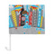 Superhero in the City Car Flag - Large - FRONT